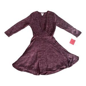 MOSSIMO SUPPLY CO. Purple/Burgundy XS Soft Dress
